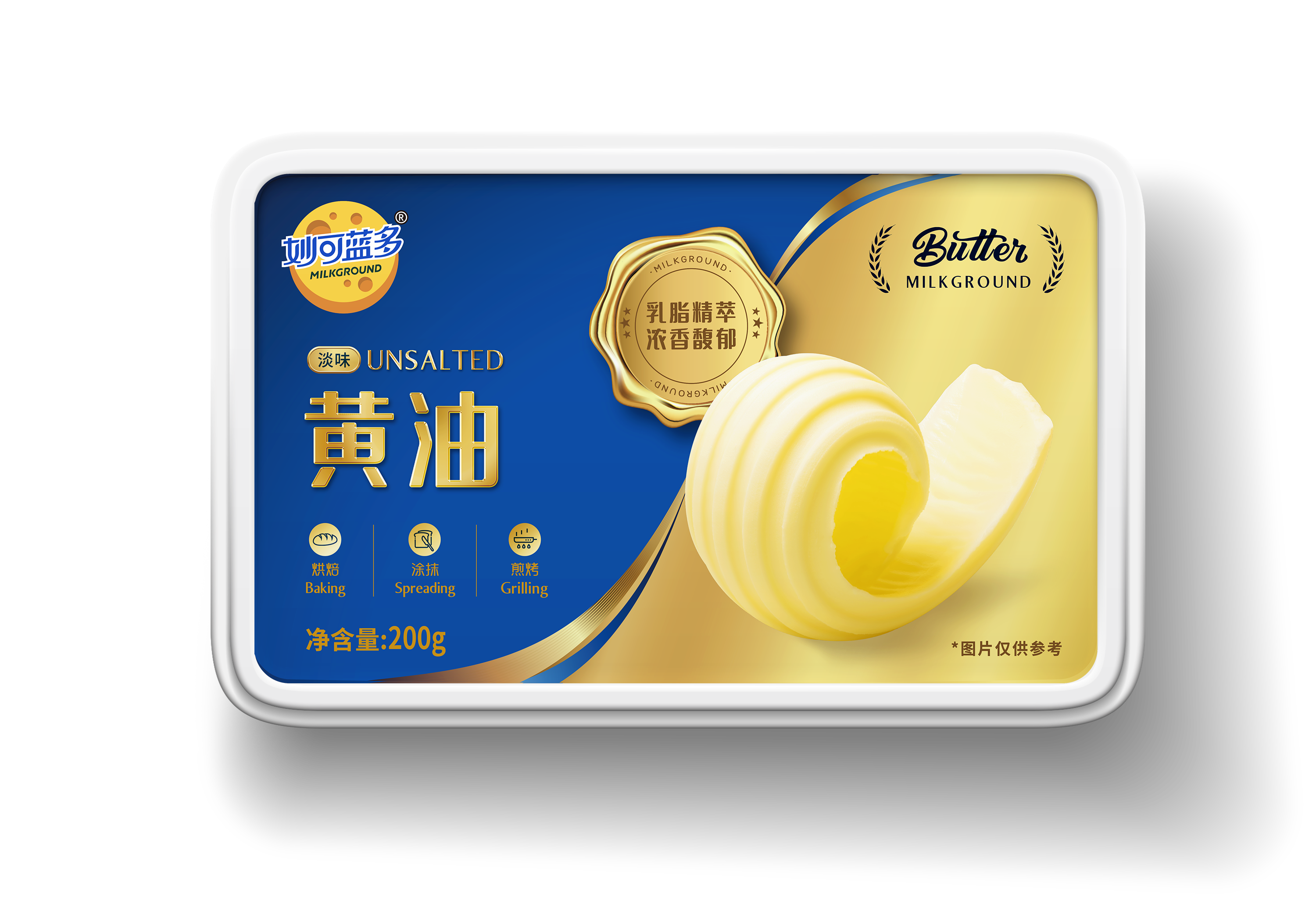 尊龙国www.d88淡味黄油-200g/7g×10粒